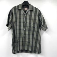����š�60s PENNEYS TOWNCRAFT Galey&Lord���� 峥����å��롼��Ⱦµ����� ������M ���꡼��ߥ֥롼 �ڥˡ��� �����󥯥�եȡ�O˭�ġ�