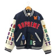 ����š�Supreme 25ss Praises Varsity Jacket �ͥ��ӡ� ������S ����ץ꡼���O������