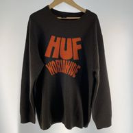 ����š�HUF 22AW �������� ������XL �֥饦�� �ϥա�O���ܡ�