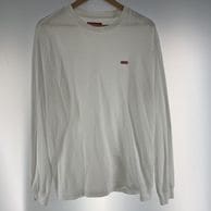 ����š�Supreme 26SS Small Box L/S Tee ������M �ۥ磻�� ����ץ꡼���O���ܡ�