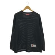 ����š�Supreme 25SS Polartec Mesh Football Top ������L �֥�å�������ץ꡼���O˭�ġ�