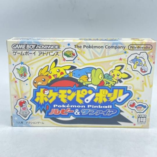 中古】GBA）ﾎﾟｹﾓﾝﾋﾟﾝﾎﾞｰﾙ ﾙﾋﾞｰ&ｻﾌｧｲｱ [4902370506648]【O中村