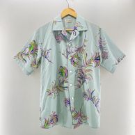 ����š�BED J.W FORD 21SS Open collar half sleeves feather blouse SAXBLUE size 1 21SS-B-BL08-1 �٥åɥե����ɡ�O������