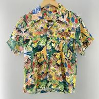 ����š�90s SUNSURF M32918 �졼��󳫶ߥ����S/S �ϥ磻�� �ޥ�����顼 S ���󥵡��ա�O������