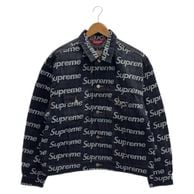����š�Supreme 25FW Jacquard Logos Denim Trucker Jacket M ����ǥ��� ����ץ꡼���O��Ω��