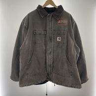 ����šۥ������Carhartt USA�� �ȥ�ǥ��å���ʥ른�㥱�å� ������4XL ���祳�졼�ȥ֥饦�� �����ϡ��ȡ�O���ġ�