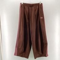 ����š�NEEDLES H.D.Track Pant Poly-Smooth �ԥ󥯡ߥ֥饦�� L RW320���ˡ��ɥ륹��O������