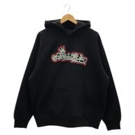 ����š�Supreme Handstyle Hooded Sweatshirt L �֥�å� ����ץ꡼���OȾ�ġ�
