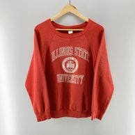 ����š�CHAMPION 80s ����ȥꥳ���� ILLINOI STATE ����å��������å� ��å� size L ��µ�ˤ��O������