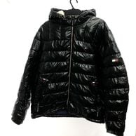 ����š�TOMMY HILFIGER ���ʥ����󥸥㥱�å� XL �֥�å� 150AN214 �ȥߡ��ҥ�ե�������O��Ω��