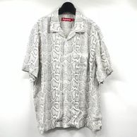����šۢ����ֹ�θ Supreme 24SS Snake S/S Shirt ������L �ޥ�� ����ץ꡼���O˭�ġ�