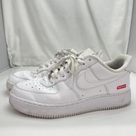 ����š�Supreme �� Nike Air Force 1 Low White ������27cm CU9225-100 ���줢���O���ġ�