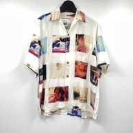 ����š�WACKO MARIA��DAVIDE SORRENTI S/S HAWAIIAN SHIRT (TYPE-1) ������XS �ۥ磻�� �����ֹ�θ �拾�ޥꥢ ��O˭�ġ�