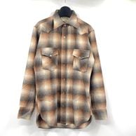����š�70s PENDLETON �򥿥� �����å��� �����륷��� �֥饦��� ������S �ڥ�ɥ�ȥ��O˭�ġ�