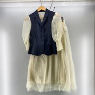 ����š�AMERI PEPLUM LINE CHIFFON SKIRT ���åȥ��å� �ͥ��ӡ� S ������O������