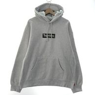 ����š�Supreme Box Logo Hooded Sweatshirt �ѡ����� L ���å��奰�졼 ����ץ꡼���OȾ�ġ�