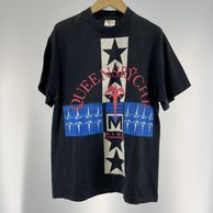 ����š�90s QUEENSRYCHE ȾµT����� ������XL �֥�å� �������󥺥饤����O����Ź��
