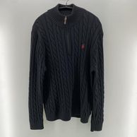 ����š�POLO RALPH LAUREN �ϡ��ե��å� �����֥�˥å� �֥�å� ������M �ݥ����ե�������O������