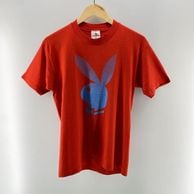 ����š�80-90s PLAY BOY �����ץ���S/S Tee ��å� ������L �ץ쥤�ܡ�����O������