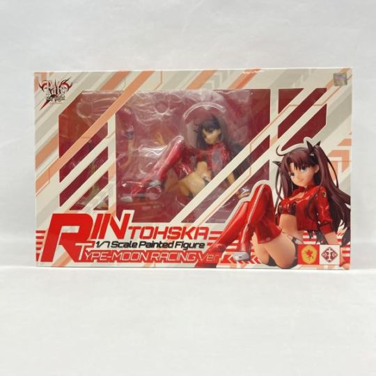 遠坂凛　TYPEMOON RACING スケールフィギュア 中古】plusone 遠坂 凛 TYPE-MOON RACING Ver. 1/7 開封品 Fate/stay