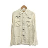 ����š�STYLE EYES RAYON BOWLING SHIRT HOLLYWOOD CROENS ������M SE27974 �ۥ磻�ȡ�O˭�ġ�