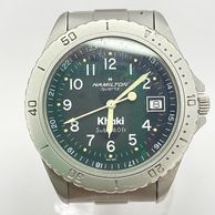 ����š�90s Hamilton �ӻ��� �������� Khaki Sub660ft 9369 ����С�/�֥�å� Ȣ�ʤ� �ϥߥ�ȥ��O���ġ�