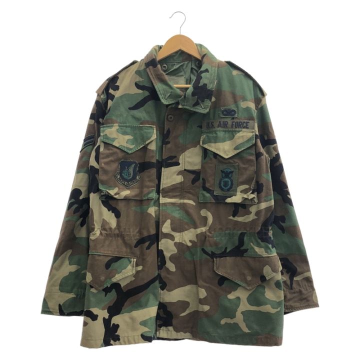 中古】U.S.AIR FORCE アメリカ軍 M-65 ミリタリージャケット サイズM