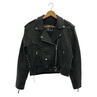 ����š�SHAF LEATHER COLLECTIONS �Хå��ץ��ȥ��֥�饤���������㥱�å� ������L �֥�å� ����ե쥶�����쥯������O˭�ġ�