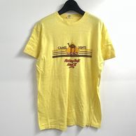 ����š�70s CAMEL LIGHTS �ץ���T����� ������L �������� Hanes�ܥǥ���O˭�ġ�