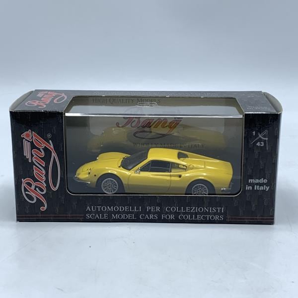 中古】1/43 FERRARI DINO 246 GT STREET 1969 イエロー【O半田