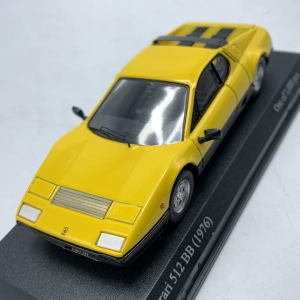 中古】補修痕あり)1/43 BEST MODEL フェラーリ 512BB (イエロー