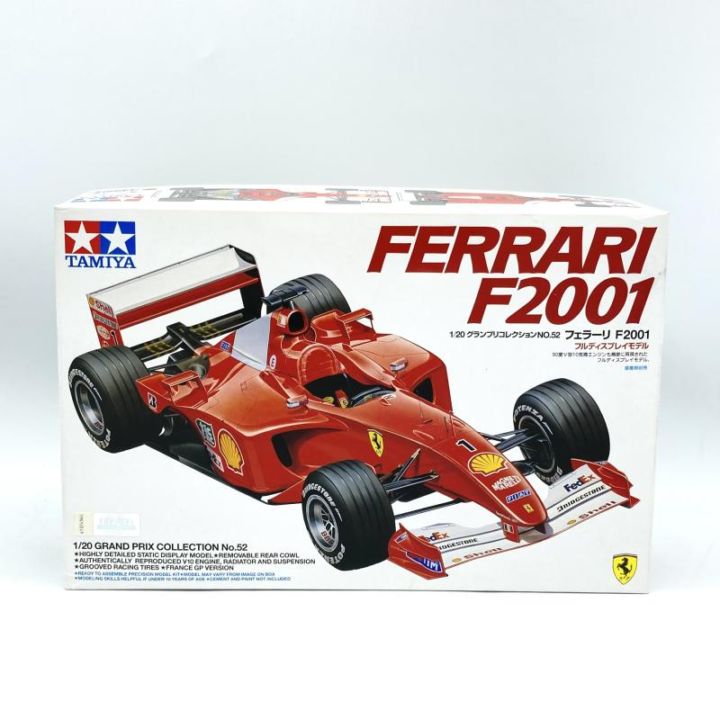 中古】ﾀﾐﾔ 1/20 ﾌｪﾗｰﾘF2001 未組立品 ｸﾞﾗﾝﾌﾟﾘｺﾚｸｼｮﾝ NO.52