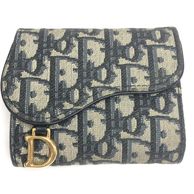 ����š�ChristianDior Saddle Lotus Wallet S5912CTZQ ���ꥹ�����ǥ������� ���ɥ��������������åȡ�O��Ω��