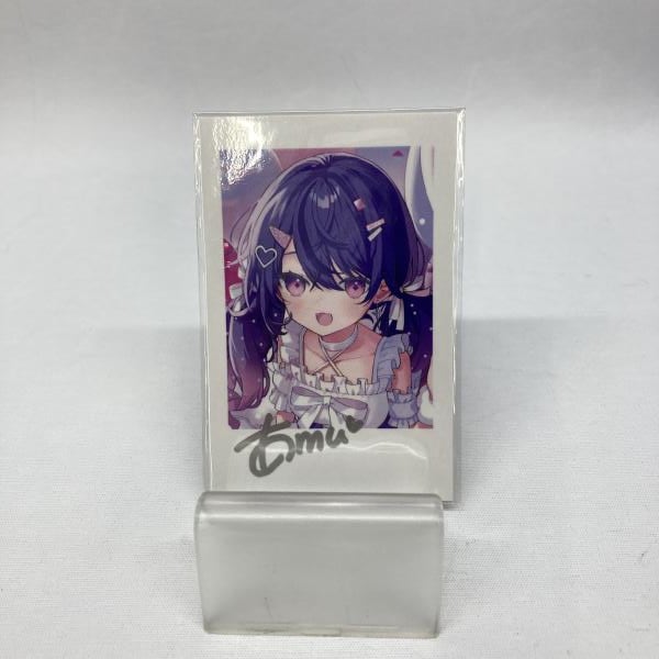 中古】直筆サイン付きフォト風カード 甘音あむ 2026誕生日記念 未開封