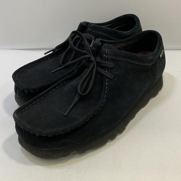 中古】Clarks GORE-TEX ワラビーブーツ ブラック サイズ25.5 21621