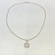 ����š�GUCCI �ɥåԥ�G �ͥå��쥹 925 ��Ĺ��55cm R-B ���å���O������