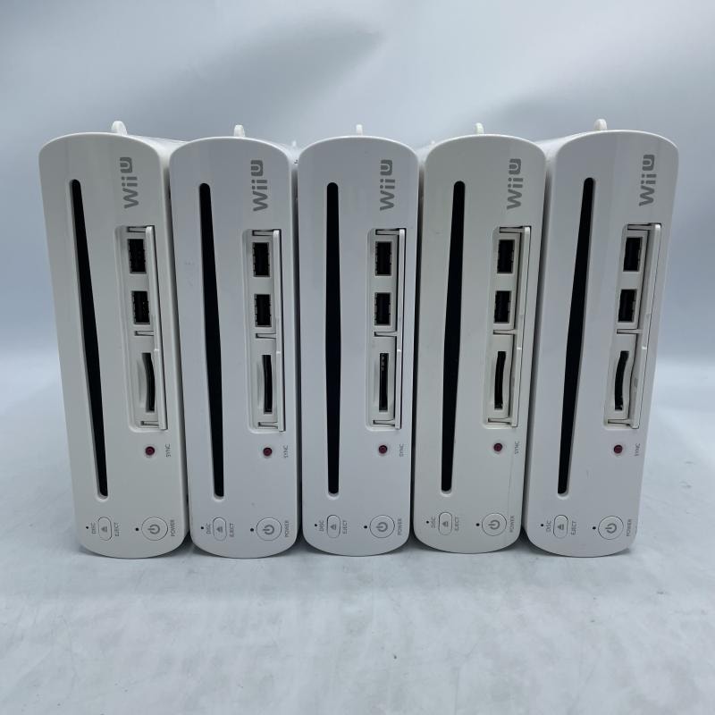 中古】本体）【ジャンク】任天堂/WiiU本体5台まとめ 動作未確認