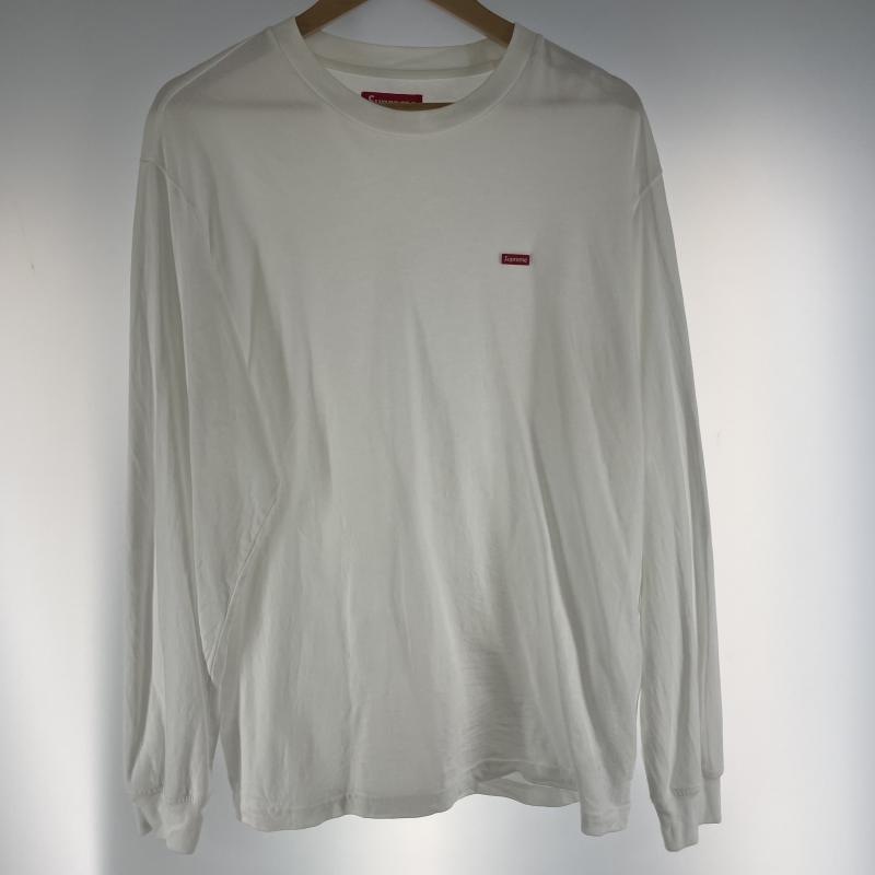 ����š�Supreme 26SS Small Box L/S Tee ������M �ۥ磻�� ����ץ꡼���O���ܡ�