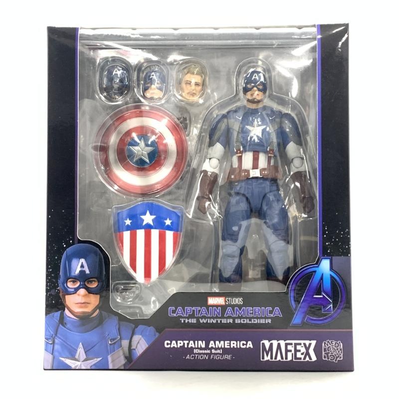 MAFEX キャプテン・アメリカ クラシック　Classic Suit 中古美品 Medicom Toy Mafex No.220 Captain America Klassisch Suit
