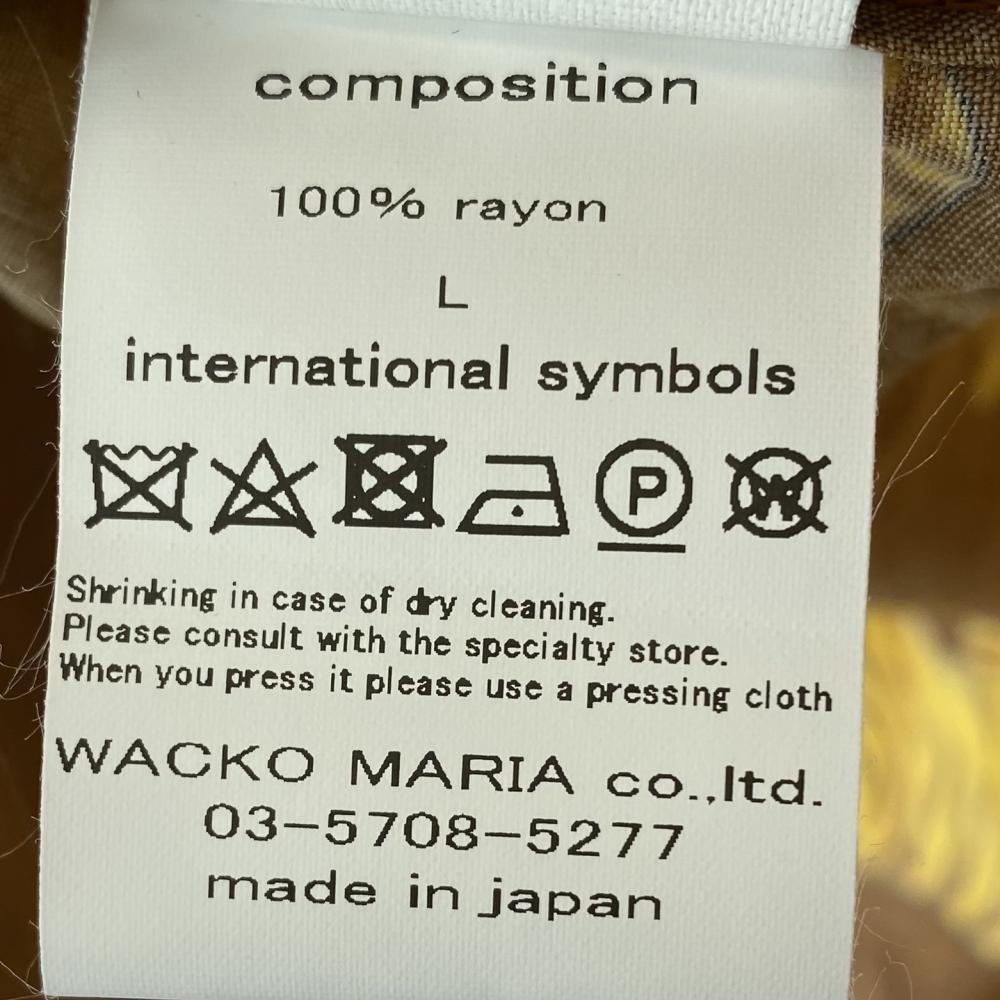 šWACKO MARIA HAWAIIAN SHIRT S/S TYPE8 L 25ss-WMS-HI08 ֥饦 拾ޥꥢ ϥ磻󥷥 S/S 8O˭Ź