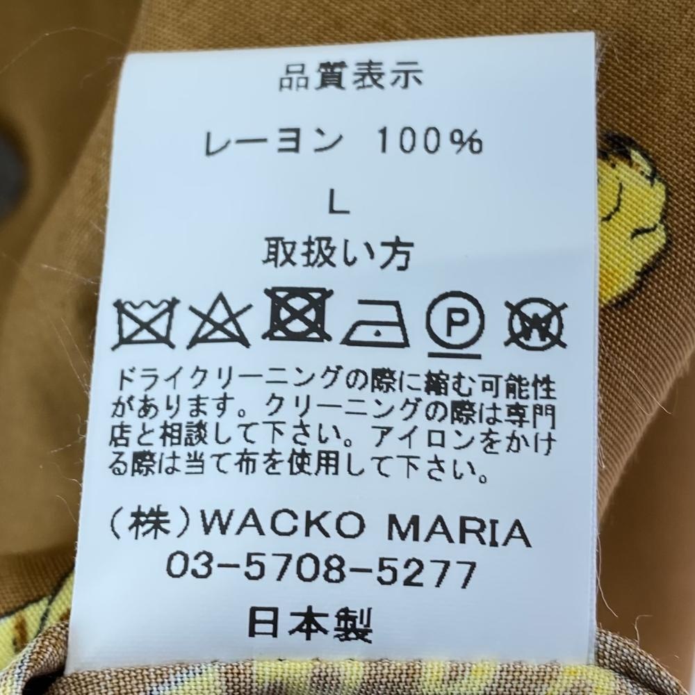 šWACKO MARIA HAWAIIAN SHIRT S/S TYPE8 L 25ss-WMS-HI08 ֥饦 拾ޥꥢ ϥ磻󥷥 S/S 8O˭Ź