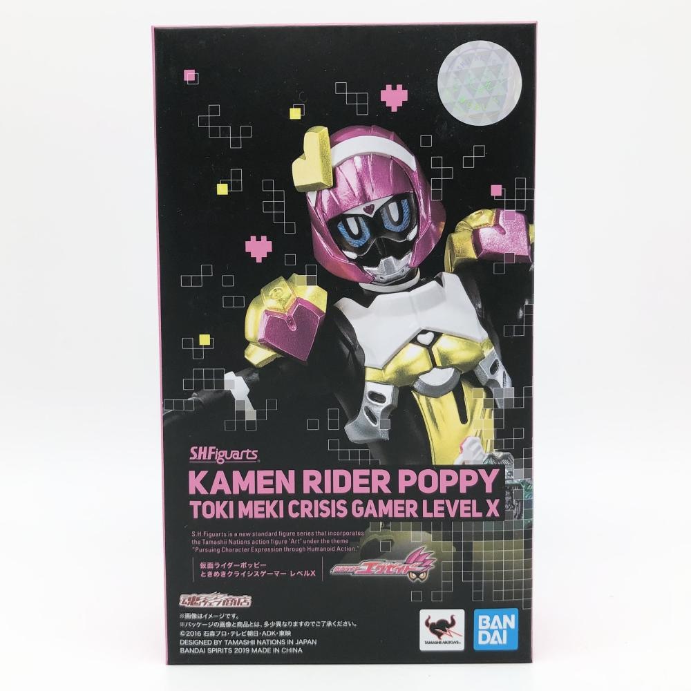未開封 バンダイ S.H.Figuarts 仮面ライダーポッピーときめきクライシスゲーマー レベルX 未開封  仮面ライダーポッピー S.H.フィギュアーツ 仮面