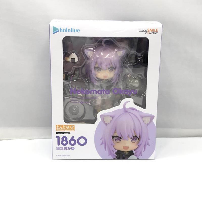 中古】グッドスマイルカンパニー ねんどろいど 猫又おかゆ 開封