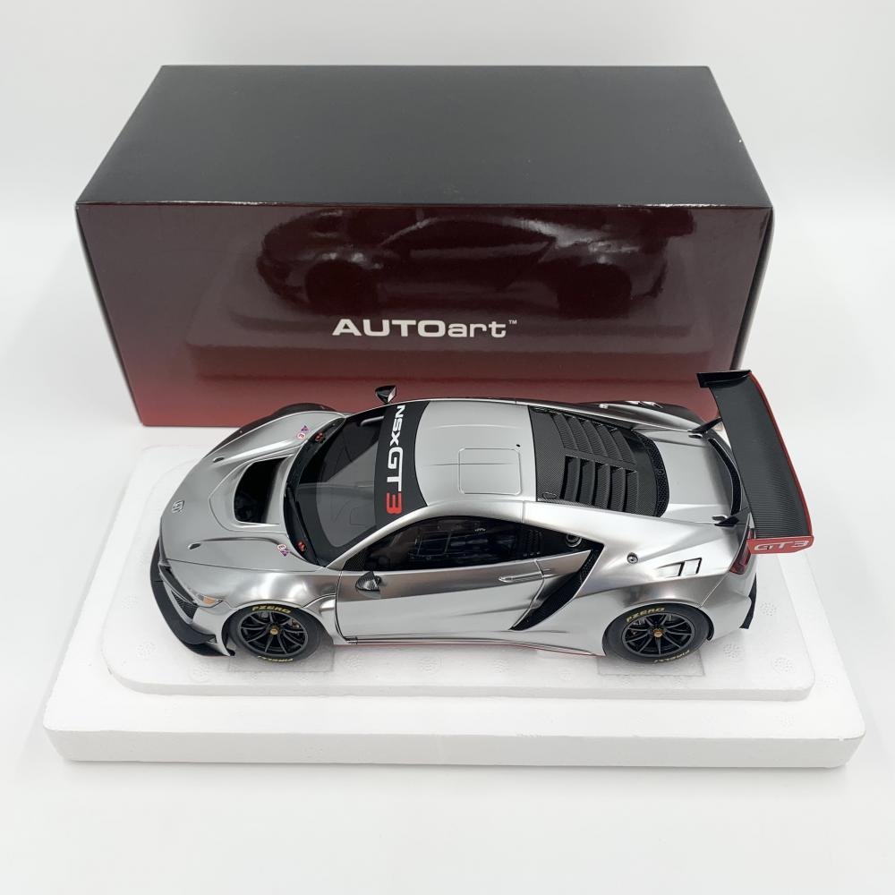 中古】開封 AUTOart オートアート 1/18 ホンダ NSX GT3 2018 ハイパー