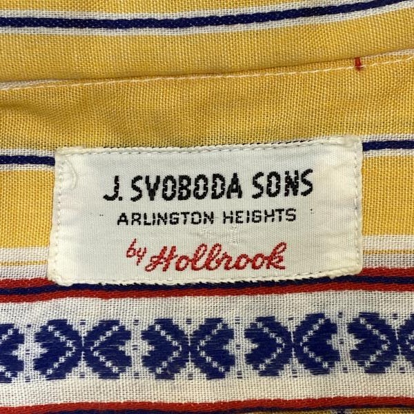 ����š�60s J.SVOBODASONS ������� ������16 1/2 ���������������ܥ�������ɡ����󥺡�O������