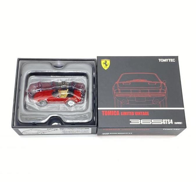 中古】【開封】トミーテック 1/64 TLV フェラーリ 365 GTS4(レッド