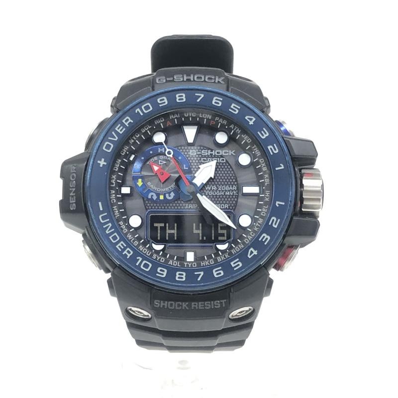 中古】G-SHOCK GWN-1000B-1BJF ガルフマスター CASIO ジーショック【O