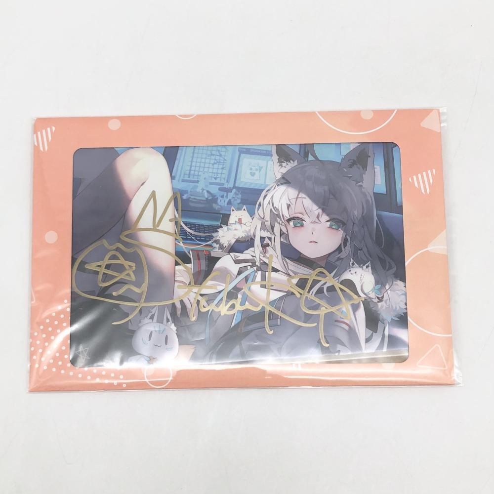 し*こ様 ホロライブ 白上フブキ 4周年記念グッズ 直筆サイン入りポストカード 中古】未開封 カバー ホロライブプロダクション 白上フブキ 活動4周年