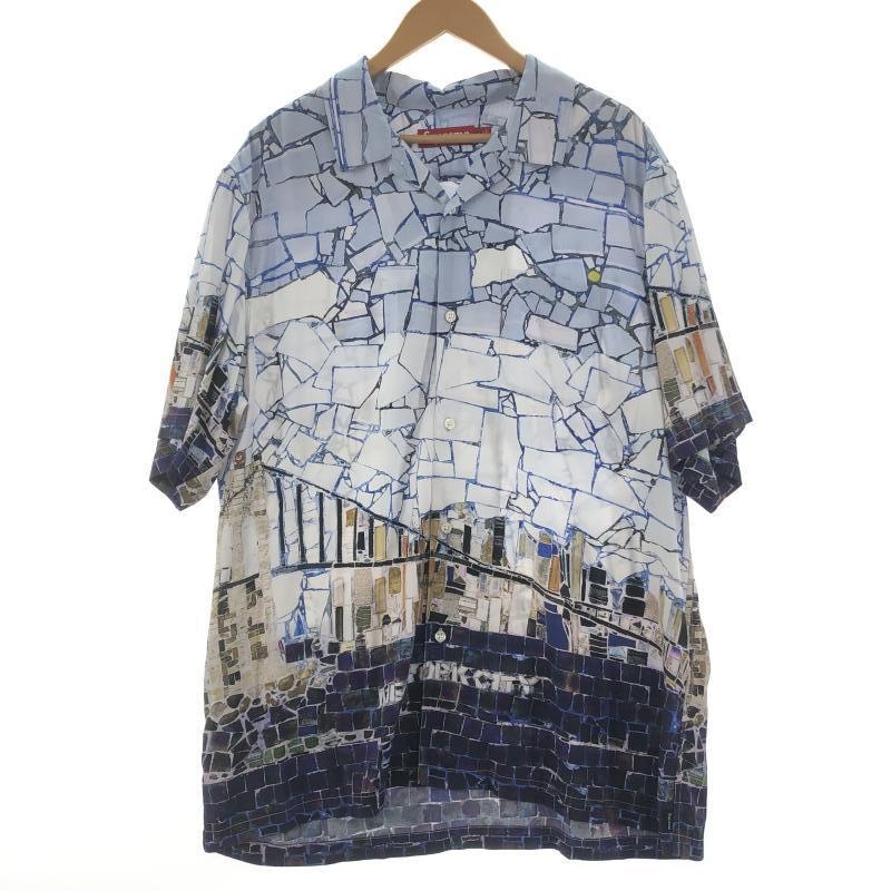šSupreme 24SS Mosaic S/S Shirt  XL ֥롼 ץ꡼OȾŹ