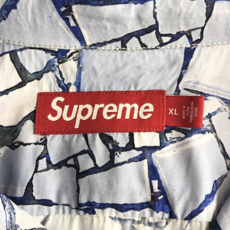 šSupreme 24SS Mosaic S/S Shirt  XL ֥롼 ץ꡼OȾŹ